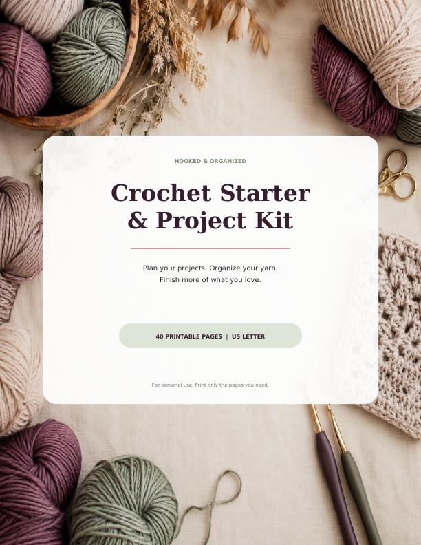 Cover of the Crochet Starter and Project Kit